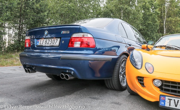 BMW E39 M5 og Lotus Elise